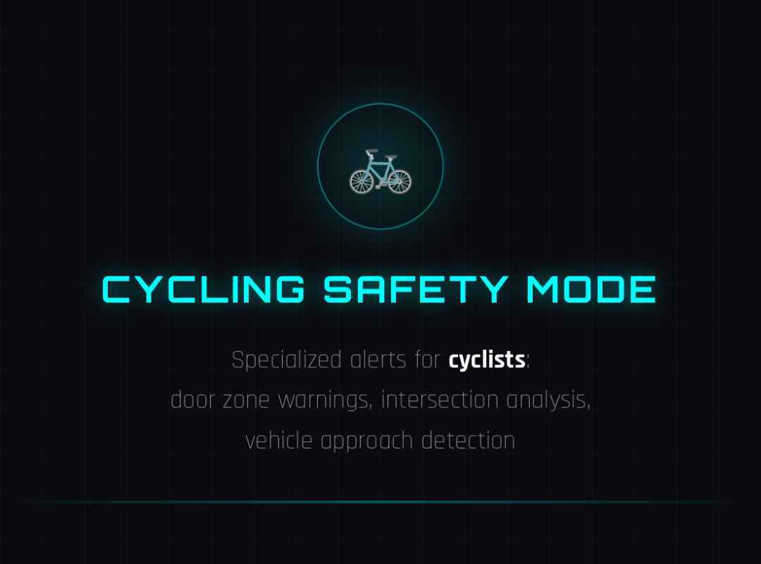 Voice Commands: say Street Shield to ask about safety, weather, location, or threats, completely hands-free